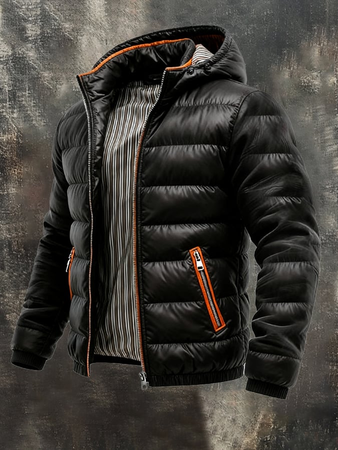 Quilted Jacket with Zipper