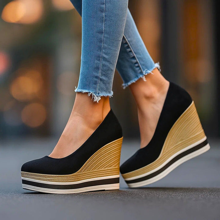 Bordeaux Mila Platform Shoes