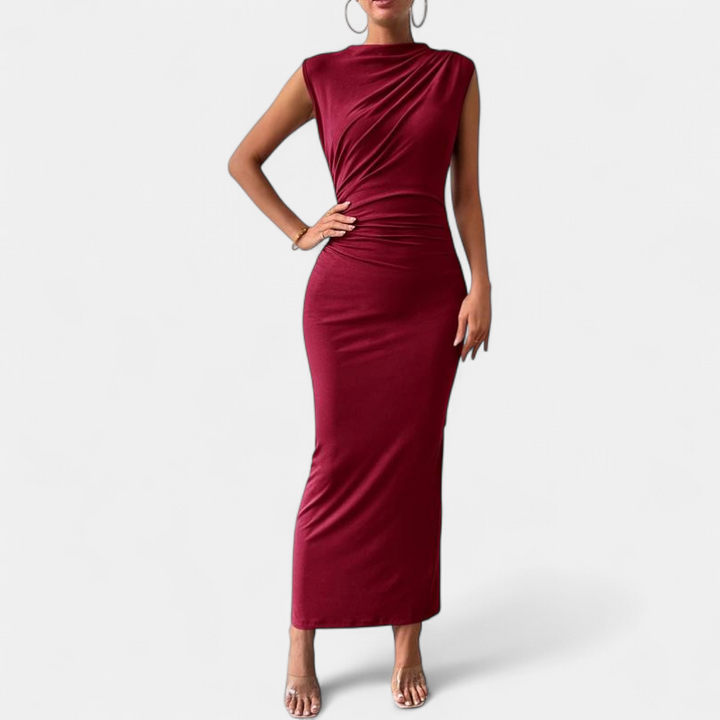 MELODY | Chic Bodycon Dress with Back Slit for Cocktail Events