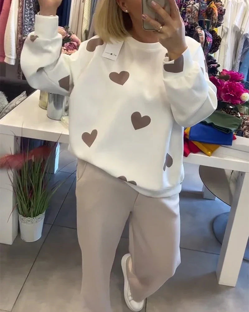 Anais - Heart-Embellished Sweater