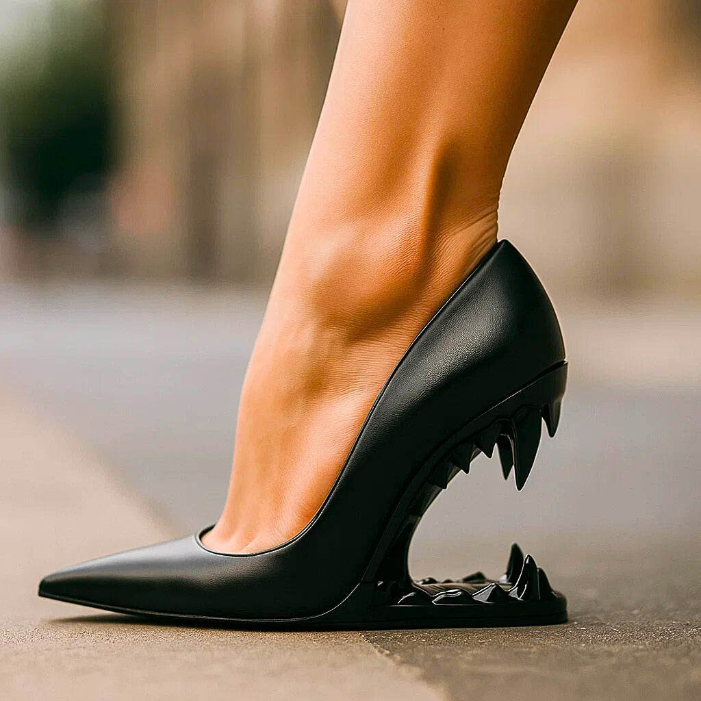 Talia Wolf Fang Stiletto Heels