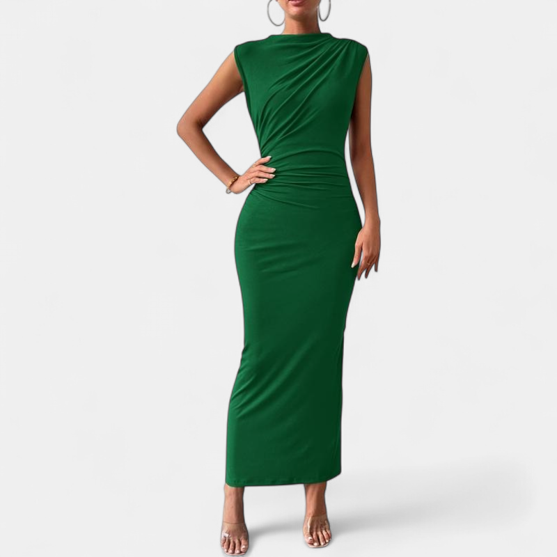 MELODY | Chic Bodycon Dress with Back Slit for Cocktail Events
