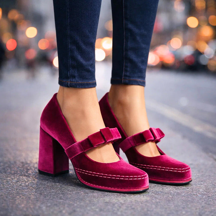 Valentina Luxe Velvet Heels
