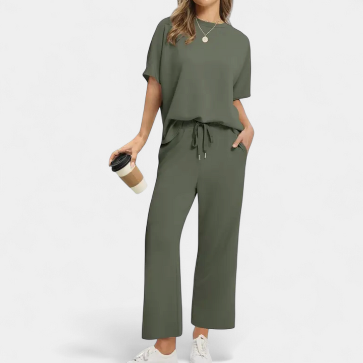 TALIA | Relaxed Wide-Leg Lounge Set