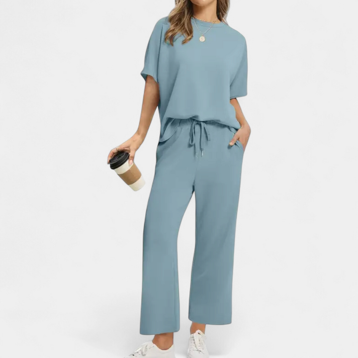 TALIA | Relaxed Wide-Leg Lounge Set