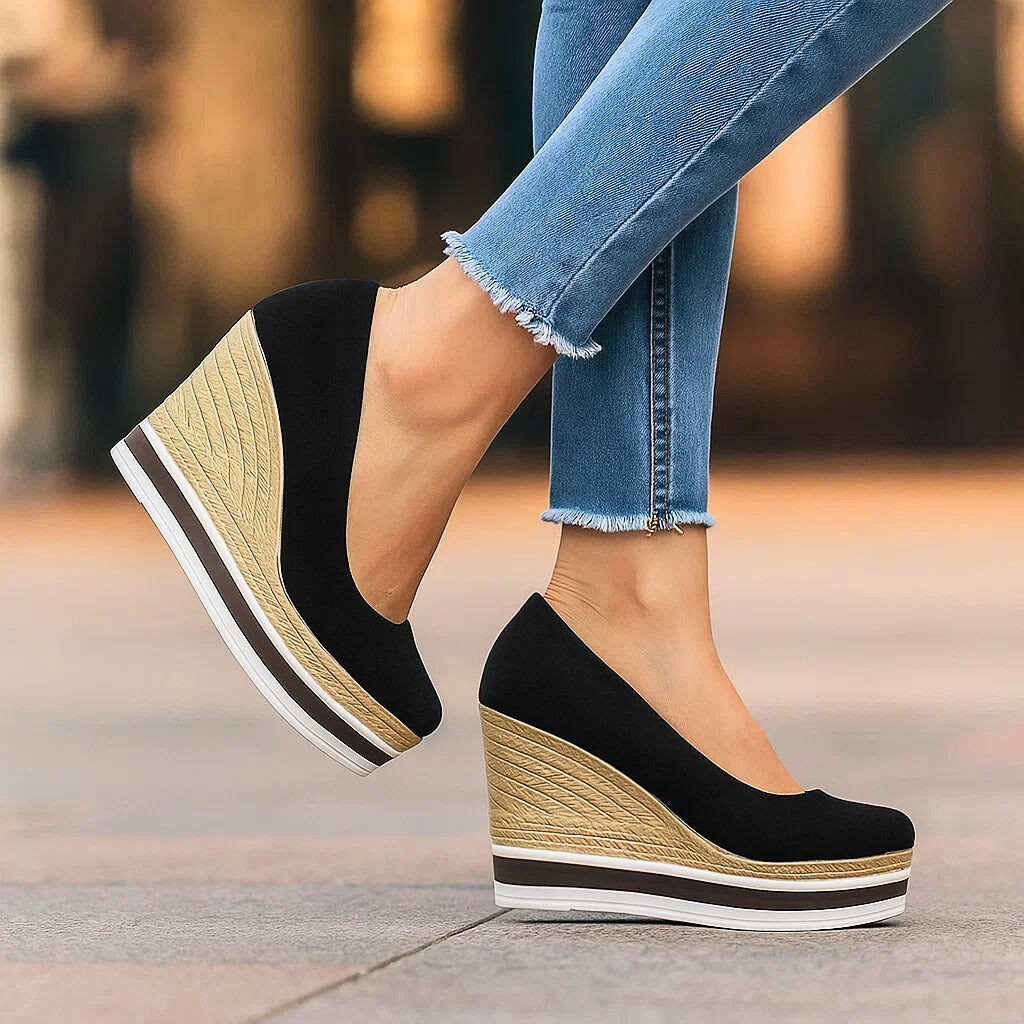 Bordeaux Mila Platform Shoes