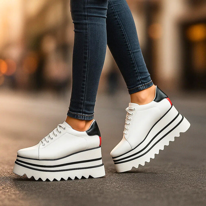 SYLVIE ELEVATED PLATFORM SHOES