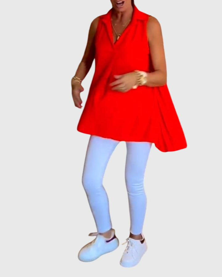 Lina™ | Sleeveless Blouse