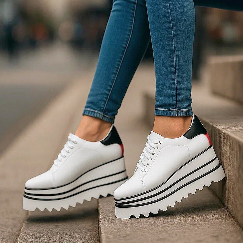 SYLVIE ELEVATED PLATFORM SHOES