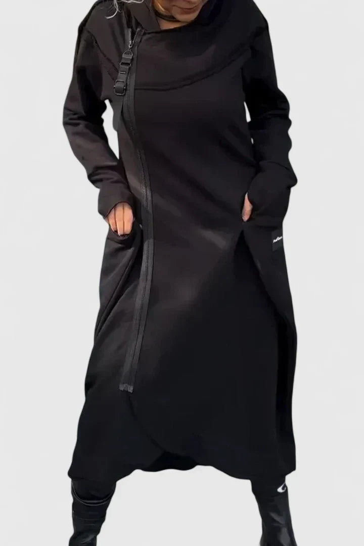 Jessamine - Hooded Cardigan with Side Zip