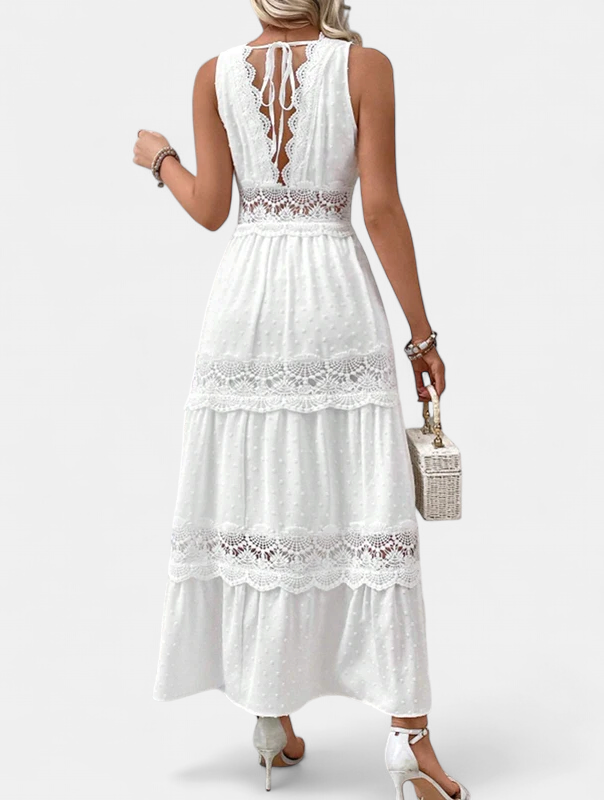 MAIKA | V-Neck Lace Dress