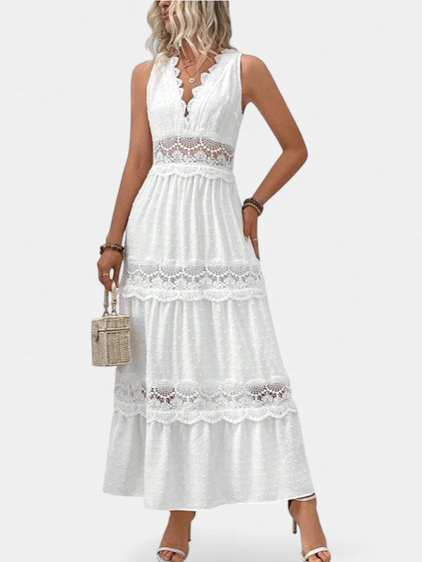 MAIKA | V-Neck Lace Dress