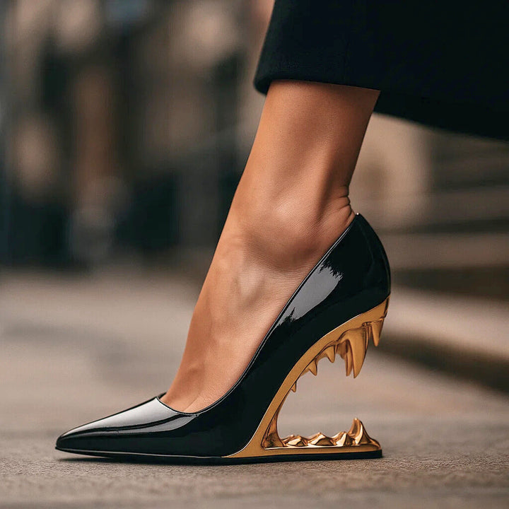 Talia Wolf Fang Stiletto Heels