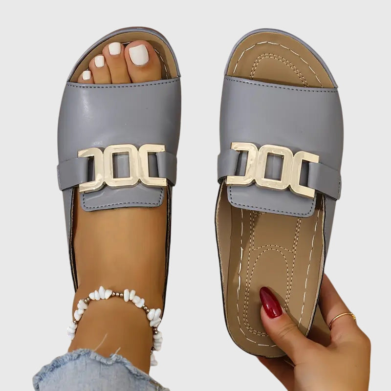 Kathryn | Cozy Buckle Sandals