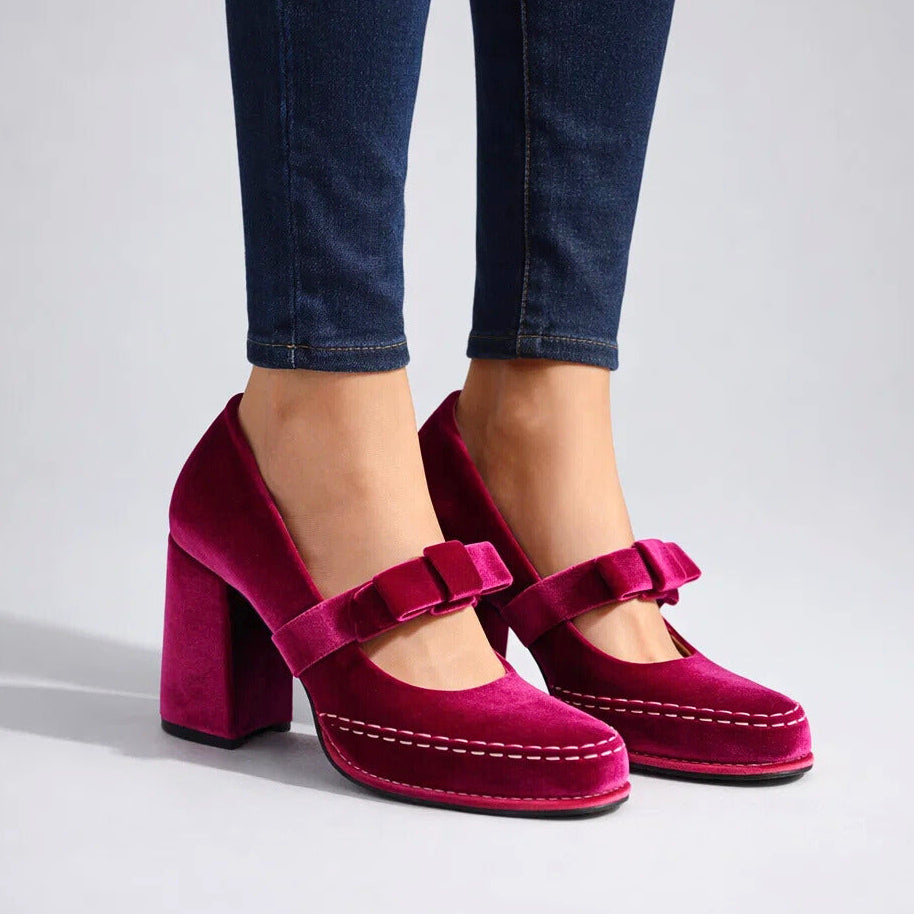 Valentina Luxe Velvet Heels