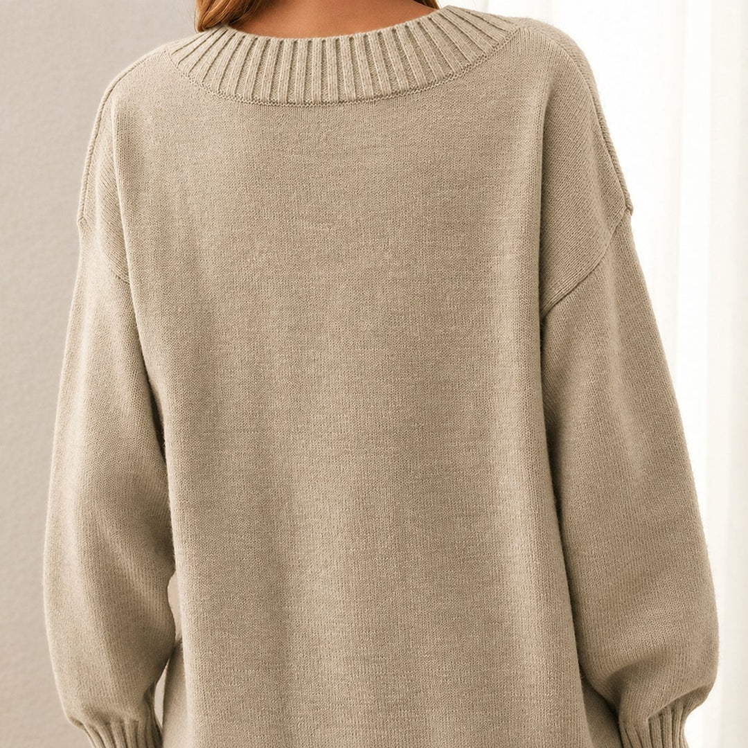 Liesel | Women's Relaxed Fit V-Neck Sweater with Luxuriously Soft Texture