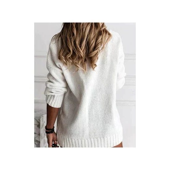 Liesel | Women's Relaxed Fit V-Neck Sweater with Luxuriously Soft Texture