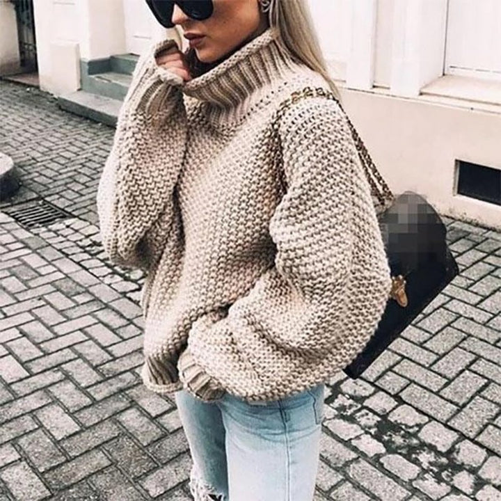 Celine - Oversized Knit Turtleneck Sweater