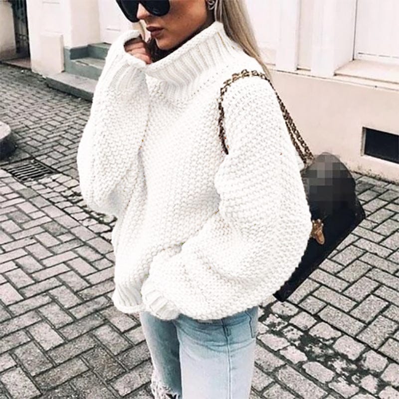 Celine - Oversized Knit Turtleneck Sweater