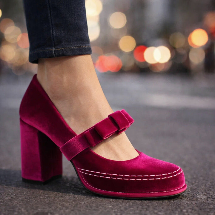 Valentina Luxe Velvet Heels