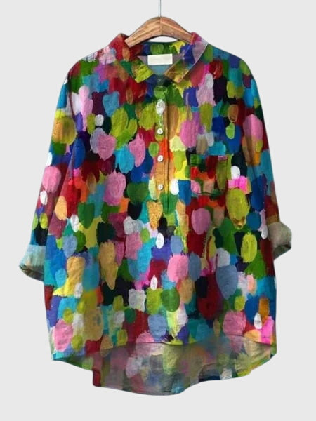 Valeria™ - Blossom Pattern Blouse