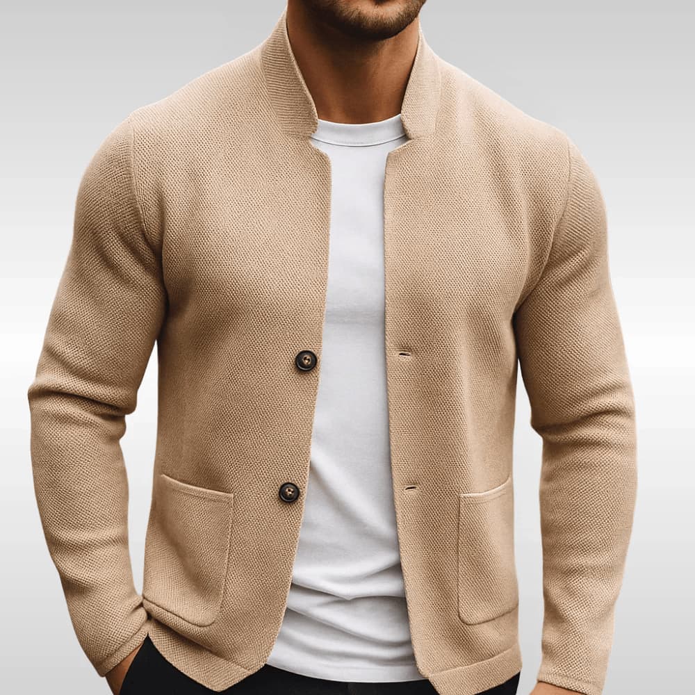Daan | Textured Knitted Vest