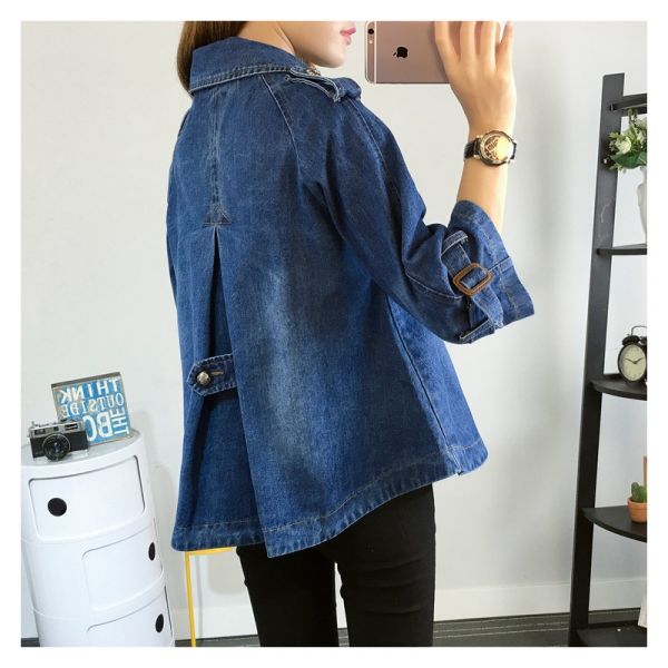 Jenna | Women's Double-Breasted Jacket with Structured Lapel and Pockets