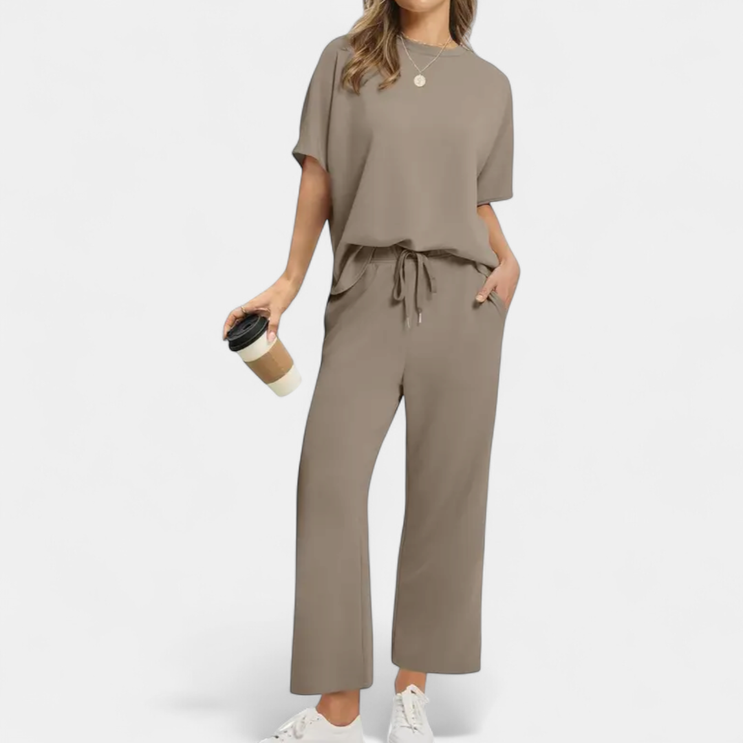 TALIA | Relaxed Wide-Leg Lounge Set