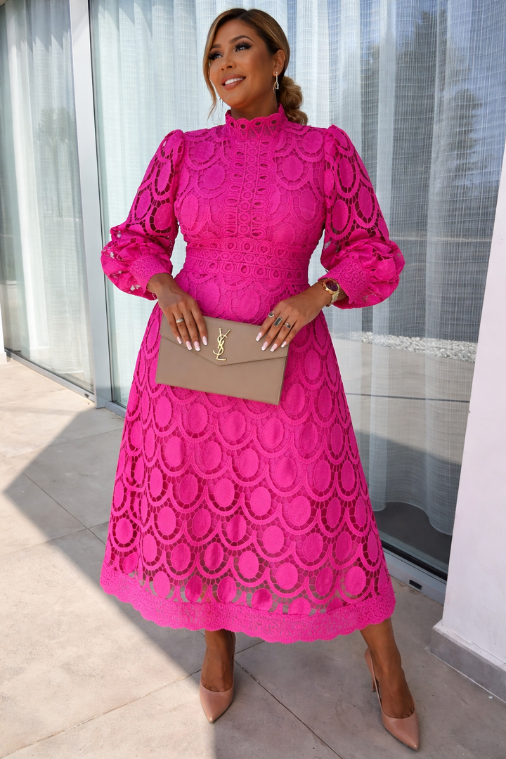Mireille - Enchanting Lace Evening Dress