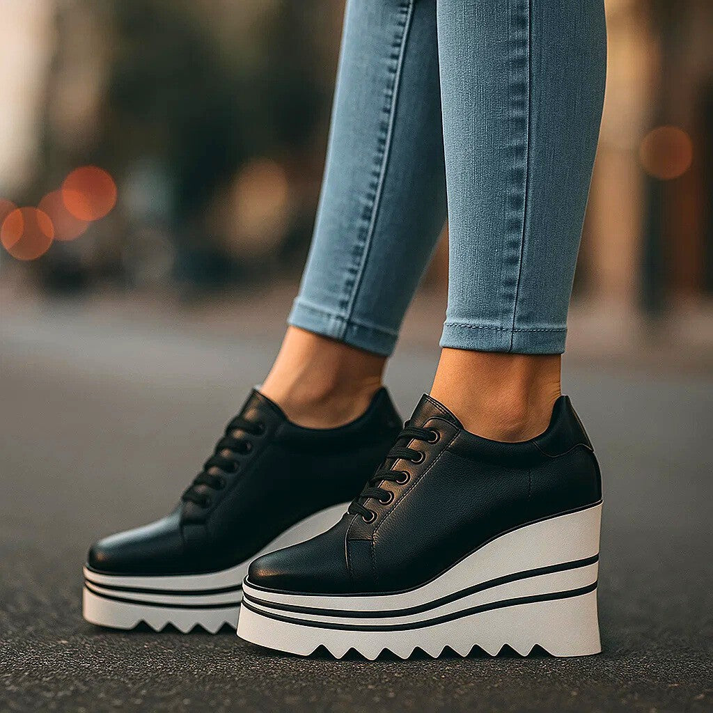 SYLVIE ELEVATED PLATFORM SHOES