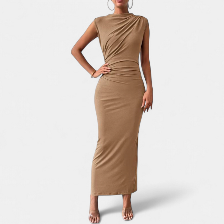 MELODY | Chic Bodycon Dress with Back Slit for Cocktail Events
