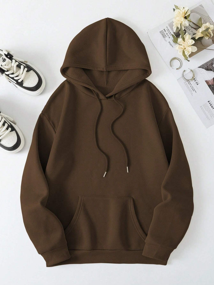 Susannah | Women's Oversized Fleece Hoodie with Striking Back Graphic