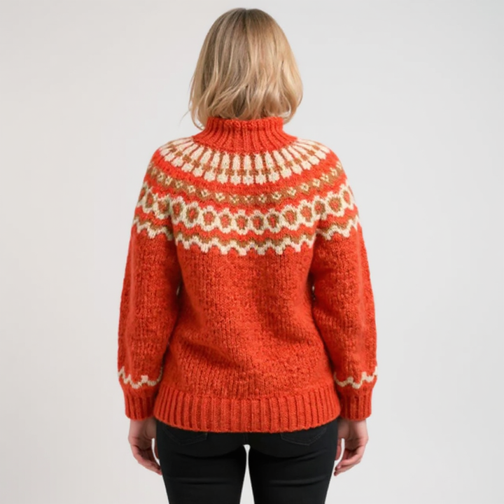 Amara | Women's Relaxed Fit Handmade Icelandic-Style Sweater