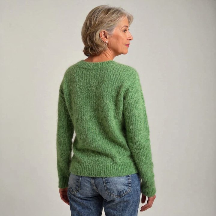 Addison | Women's Icelandic Knit Sweater with Timeless Yoke Design