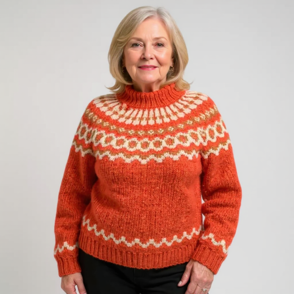 Amara | Women's Relaxed Fit Handmade Icelandic-Style Sweater