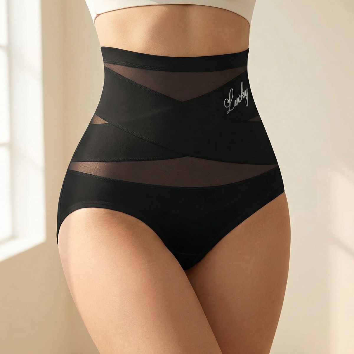 Veluna – High-Waisted Shaping Panties with Tummy Control