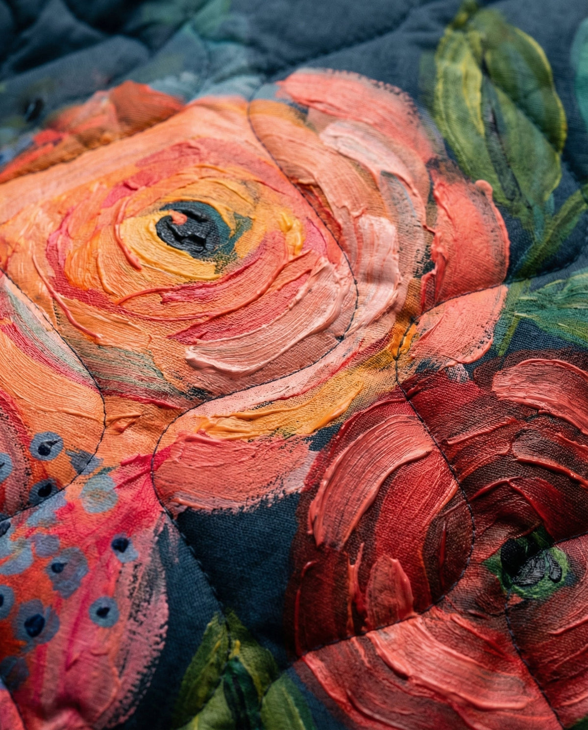 Emily | Vintage Floral Quilted Jacket