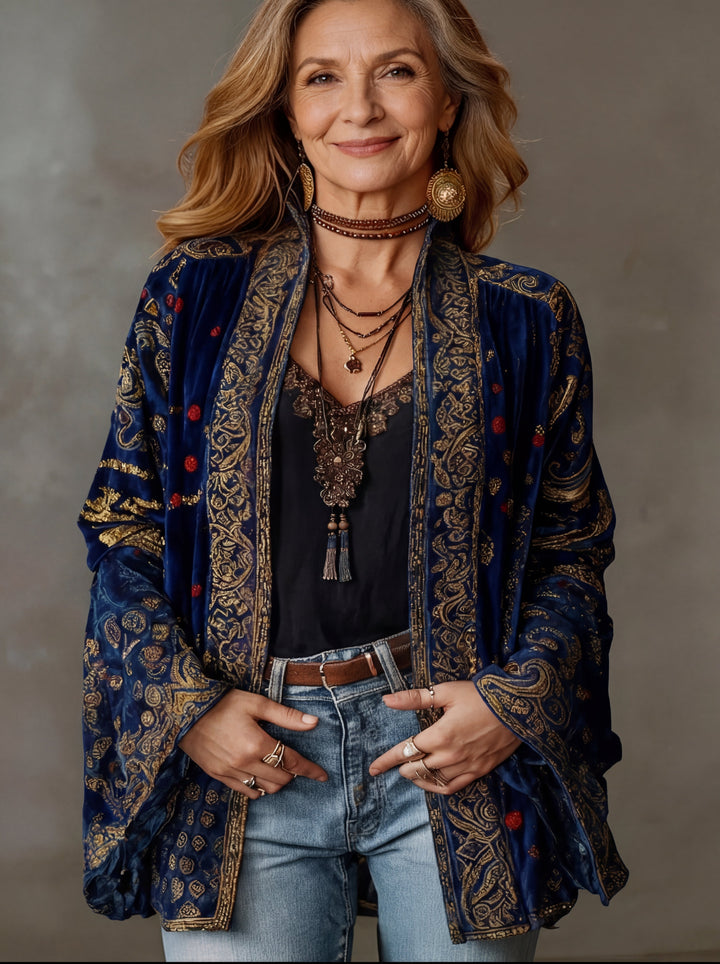 Darcy | Bohemian Embroidered Kimono Cardigan