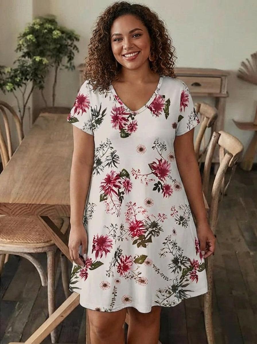 Colette - Floral Print Dress
