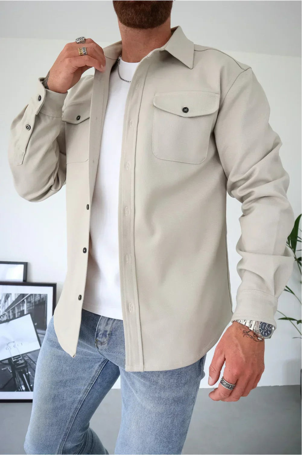 Jasper | Casual Overshirt with Buttons