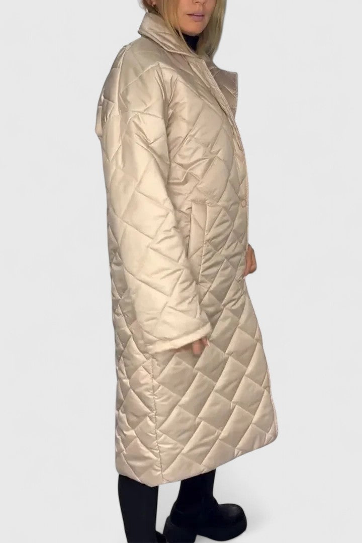 Elara | Women's Reversible Quilted Coat with Dual Wearable Styles