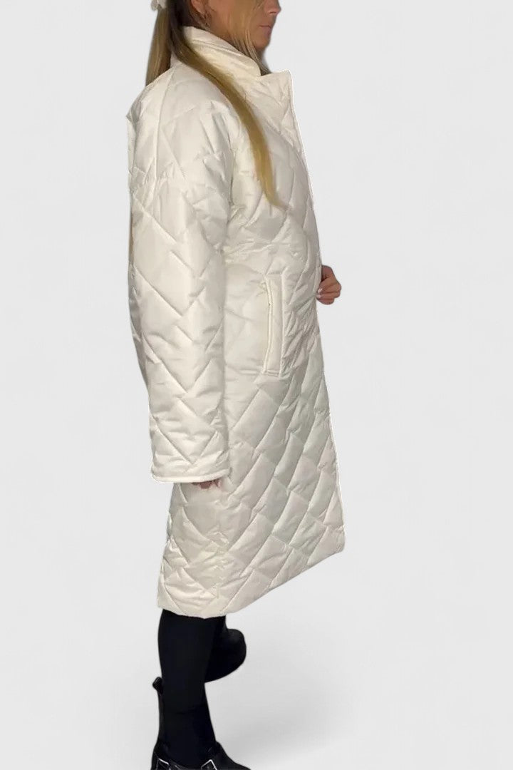 Elara | Women's Reversible Quilted Coat with Dual Wearable Styles