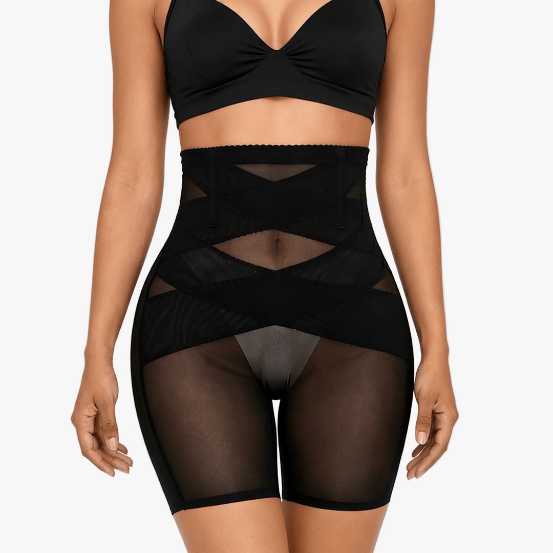 Lovushape – High-Waisted Cross Compression Shapewear