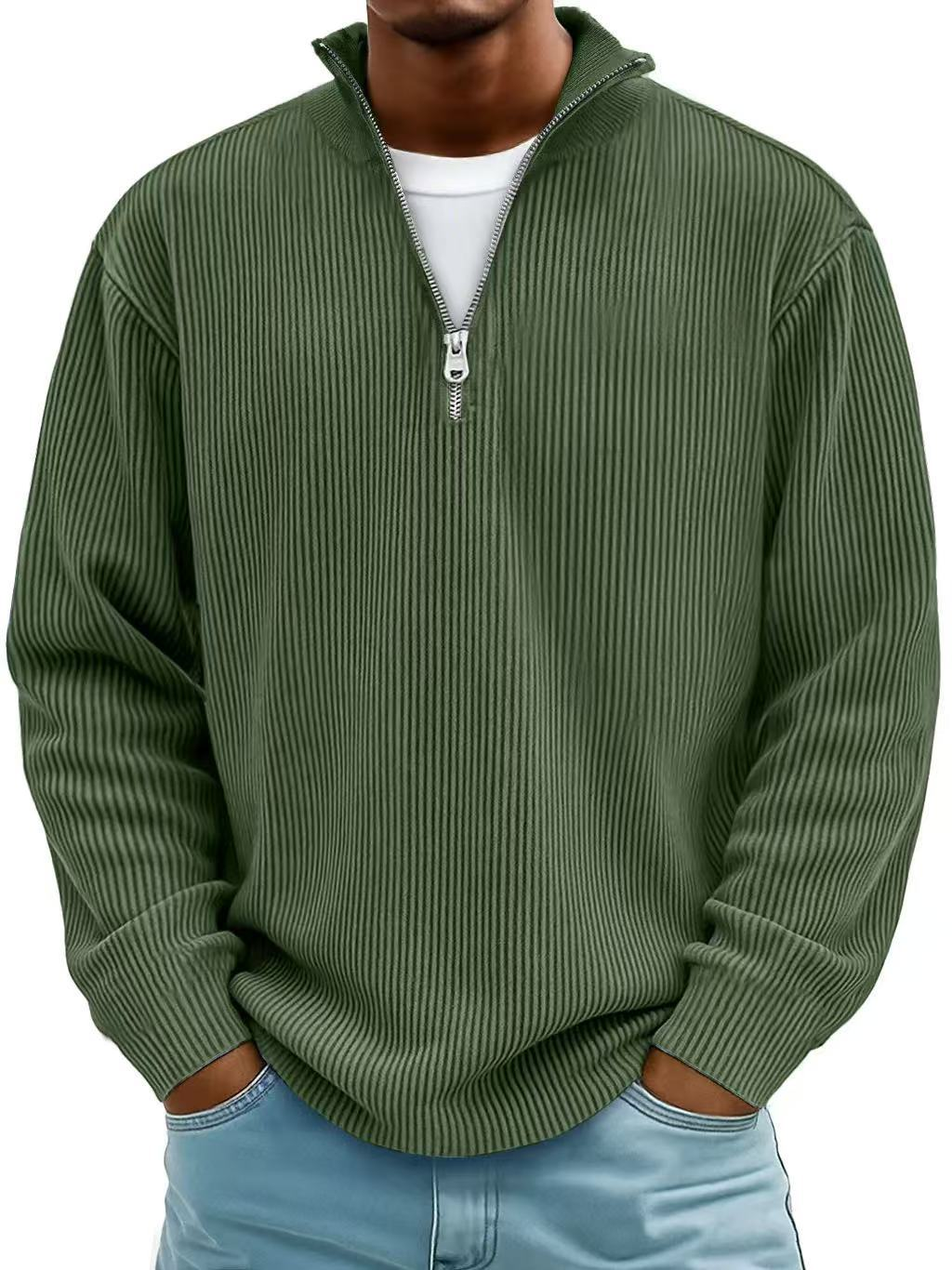 Luuk | Stylish Sweater with Half Zip