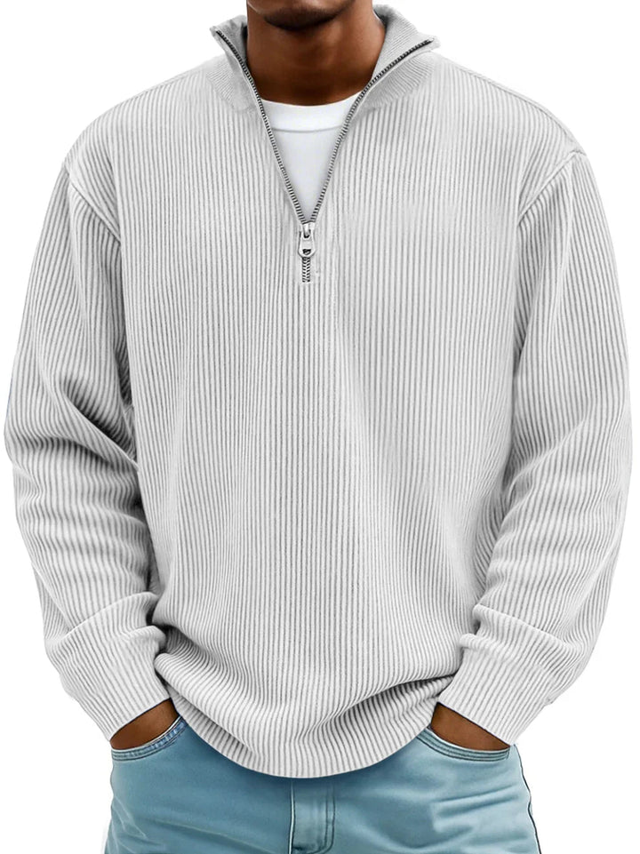 Luuk | Stylish Sweater with Half Zip