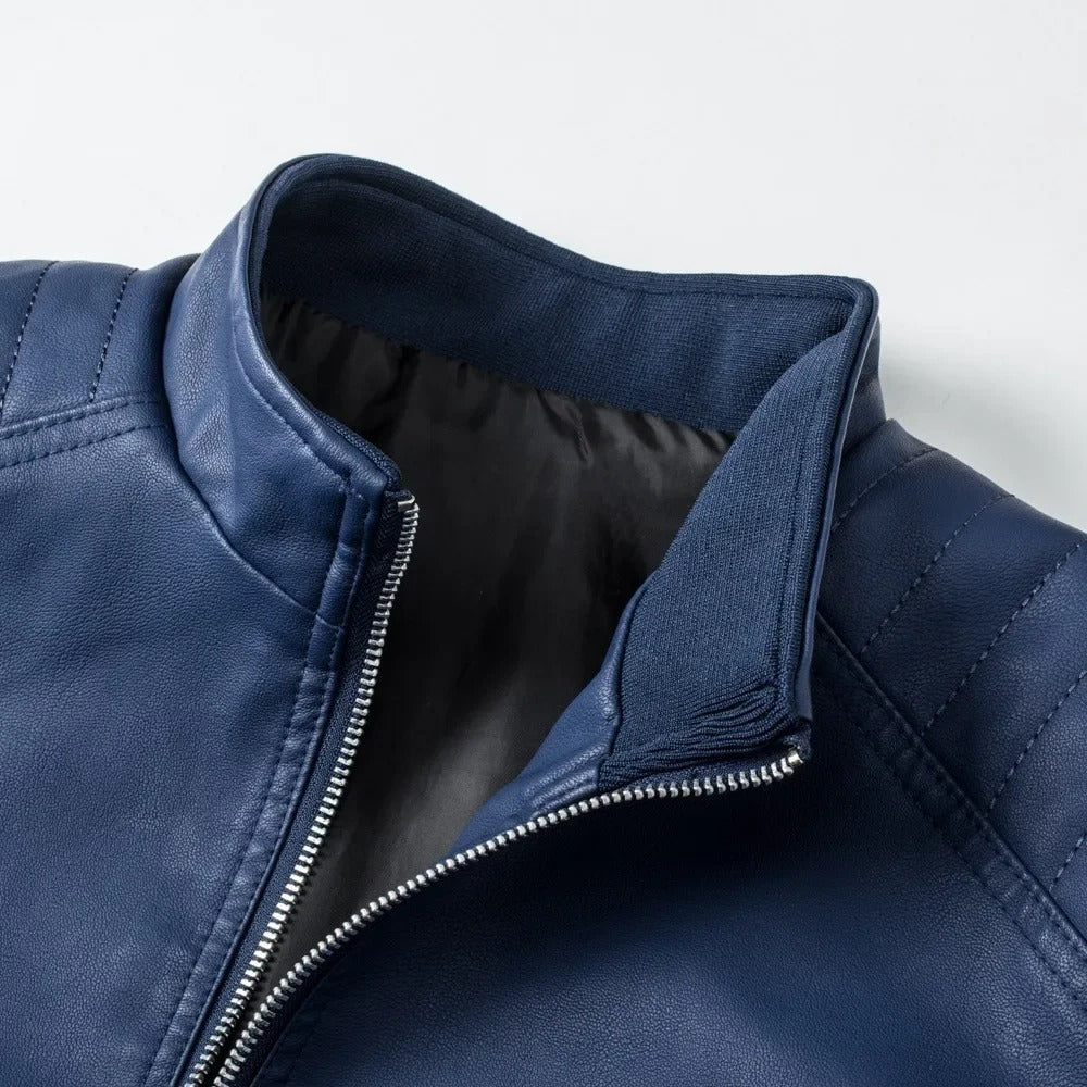 Jacket with High Collar