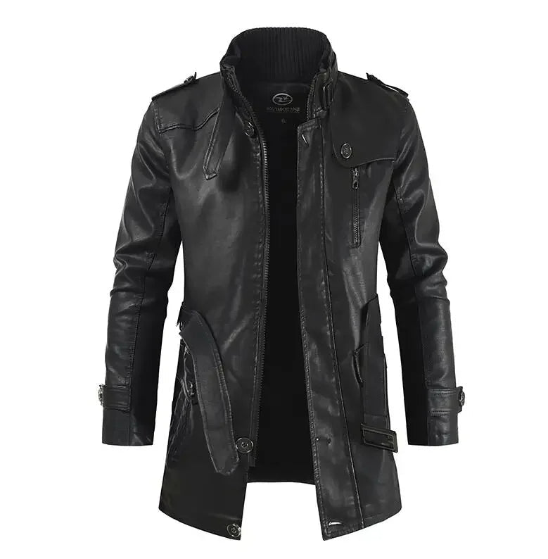 Long and Elegant Motorcycle Jacket