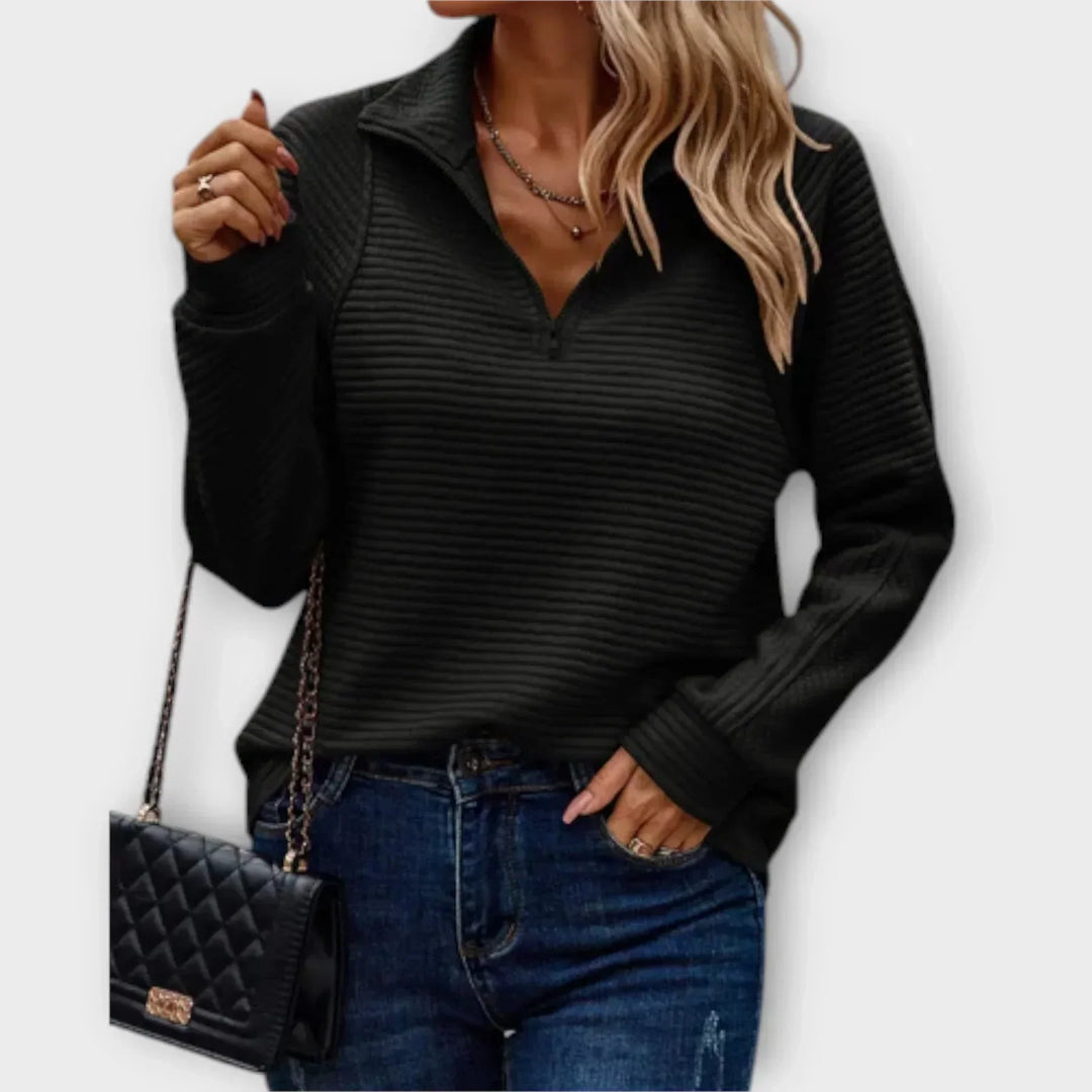 Coraline Women's Half-Zip V-Neck Pullover