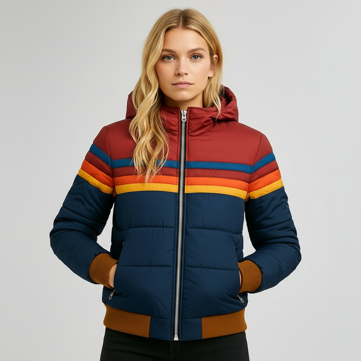 Eleanor Women's Thermal Windproof Jacket with Sleek Design