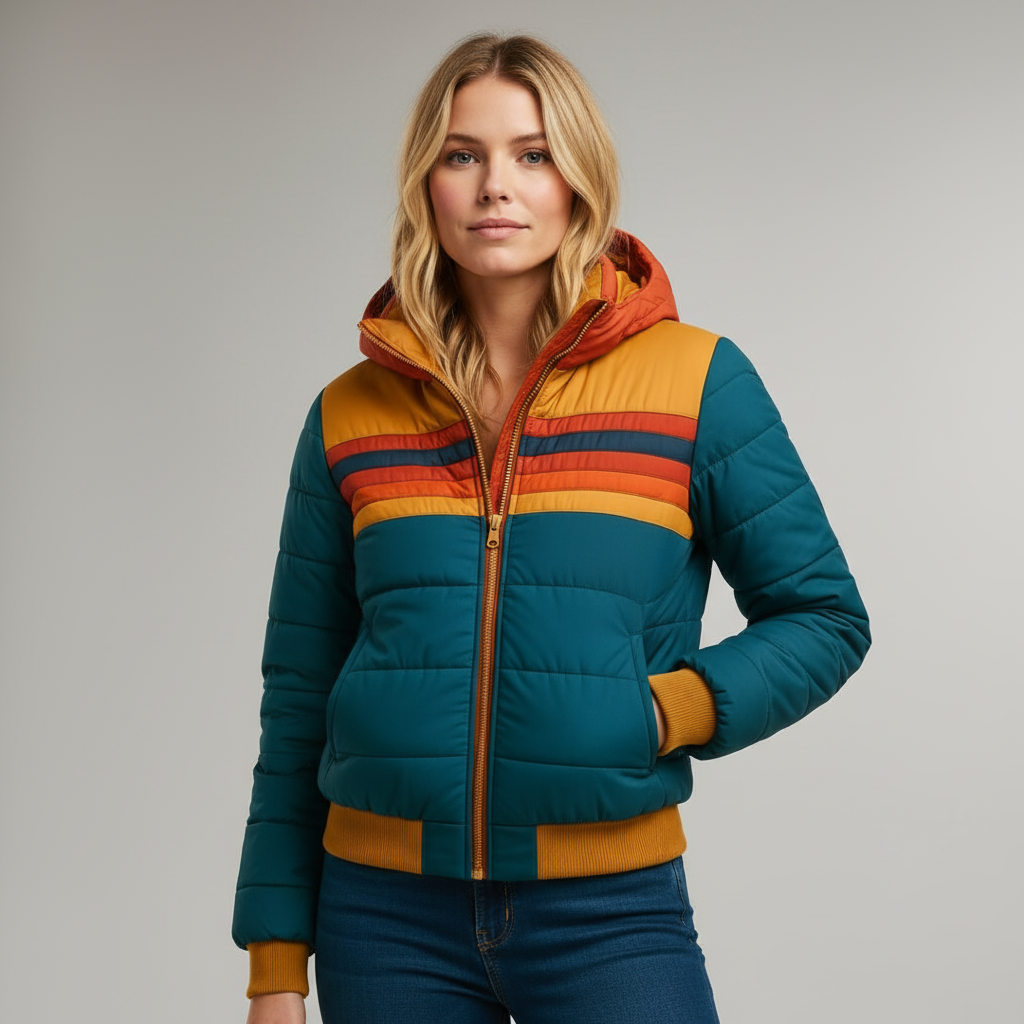 Eleanor | Women's Sleek-Finish Hooded Windbreaker Jacket